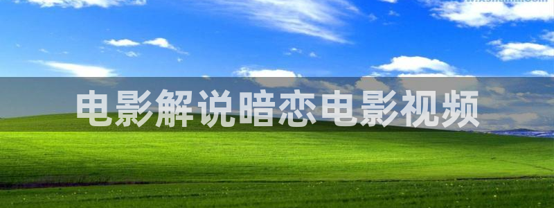 秋霞电影大片：电影解说暗恋电影视频