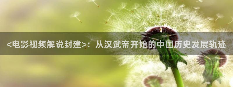 秋霞免费理论电影：<电影视频解说封建>：从汉武帝开始的中国历史发展轨迹