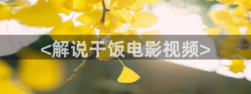 宅宅网秋霞网：<解说干饭电影视频>