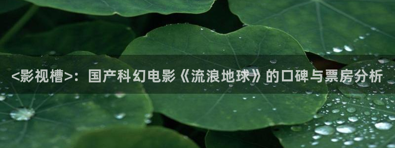 八妻子秋霞网：<影视槽>：国产科幻电影《流浪地球》的口碑与票房分析