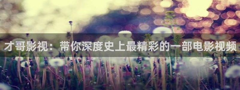 秋霞黄网：才哥影视：带你深度史上最精彩的一部电影视频